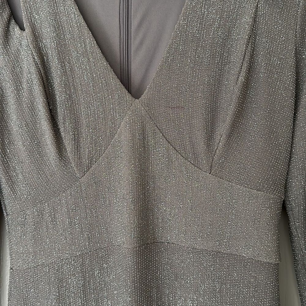 EUC Silver Glitter Mother of the Bride Dress. Bridal. - Picture 3 of 6